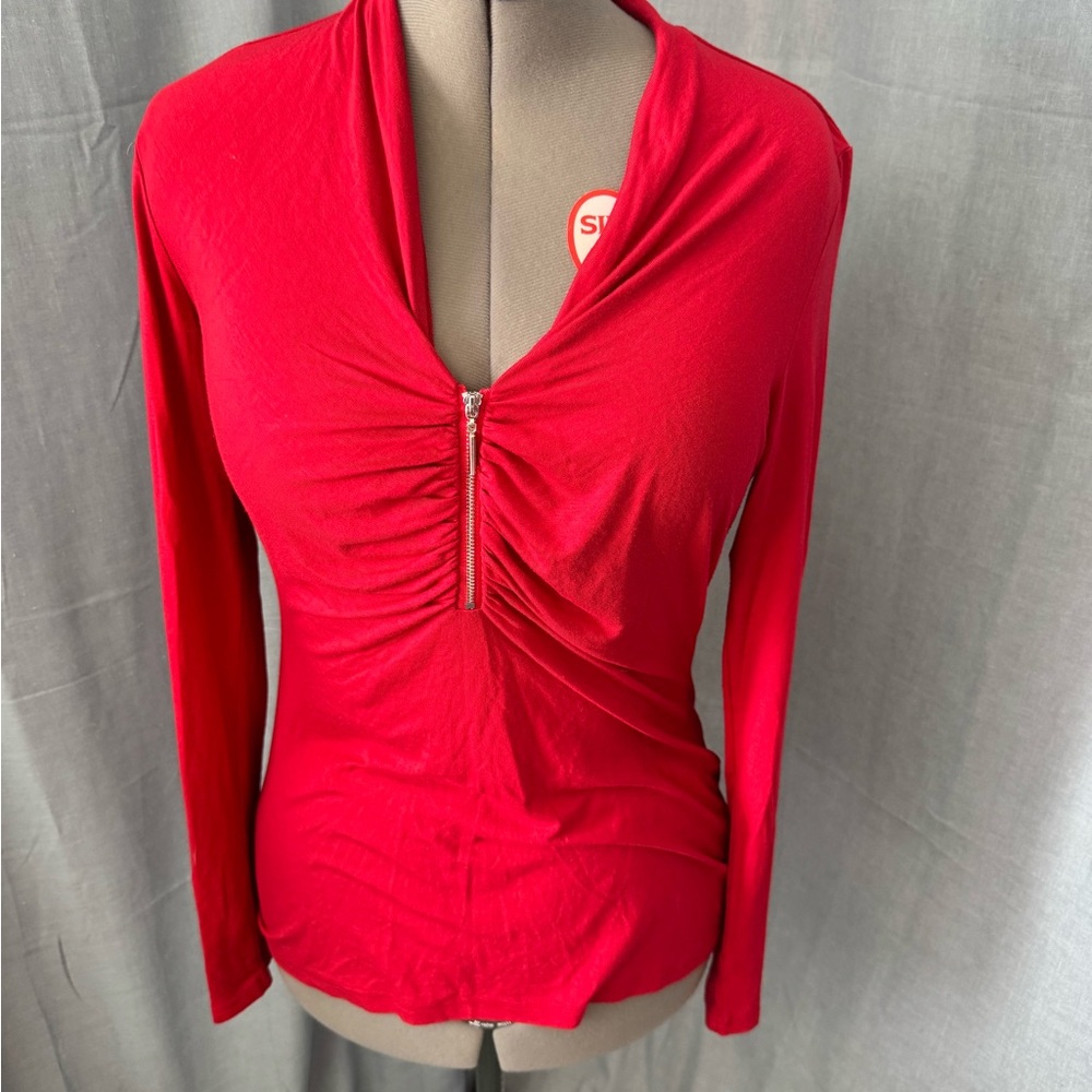 Elegant Red Women's Top